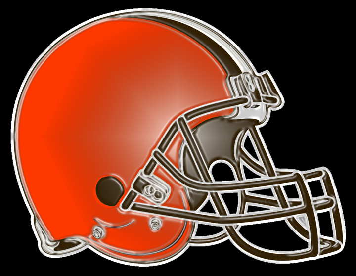 Cleveland Browns Plastic Effect Logo iron on paper